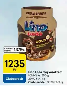 Tesco LINO LADA Mogyorókrém ajánlat