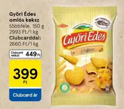 Tesco Győri Édes omlós keksz ajánlat