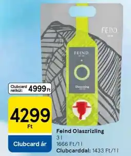 Tesco Feind Olaszrizling ajánlat