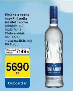 Tesco Finlandia vodka vagy Finlandia ízesített vodka ajánlat