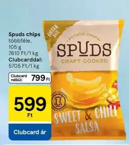 Tesco Spuds Chips ajánlat