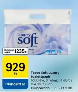 Tesco Tesco Soft Luxury toalettpapír ajánlat