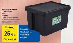 Tesco Wham Bam fekete tárolódoboz ajánlat
