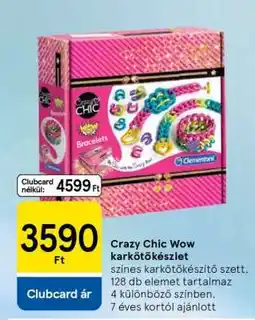 Tesco Crazy Chic Wow karkötőkészlet ajánlat