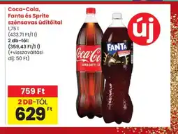 Spar Coca-Cola, Fanta, Sprite üdítőital ajánlat