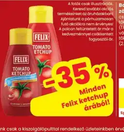 Spar FELIX ketchup ajánlat