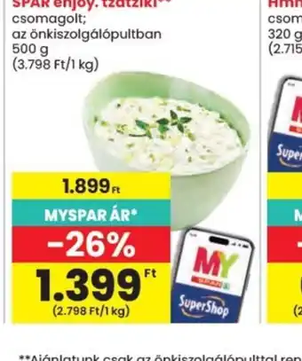 Spar SPAR enjoy. tzatziki ajánlat