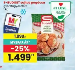 Spar S-BUDGET sajtos pogácsa ajánlat