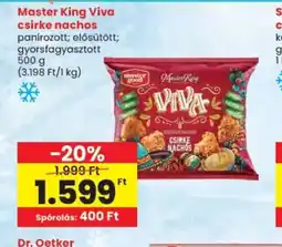 Spar Master King Viva csirke nachos ajánlat