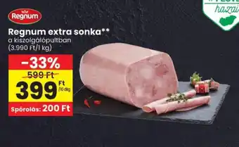 Spar Regnum extra sonka ajánlat