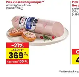 Spar Pick viaszos borjúmájas ajánlat