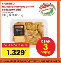 Spar SPAR BBQ csirke egészcombfifilé ajánlat