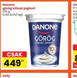 Spar Danone görög stílusú joghurt ajánlat