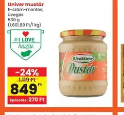 Spar Univer mustár ajánlat