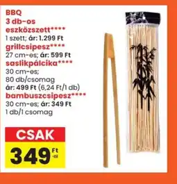Spar BBQ bambuszcsipesz ajánlat