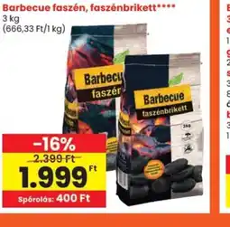 Spar Barbecue faszén, brikett ajánlat