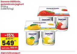 Spar Danone élőflrás, gyümölcsös joghurt ajánlat