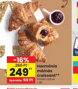 Spar Harmnia málnás croissant ajánlat