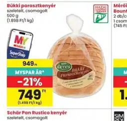 Spar Ceres Bükki parasztkenyér ajánlat