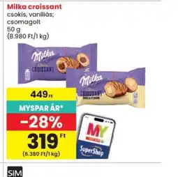 Spar Milka croissant ajánlat