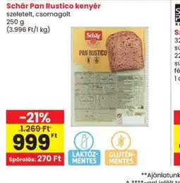 Spar Schär Pan Rustico kenyér ajánlat