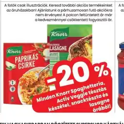 Spar Knorr tészták és készételek ajánlat