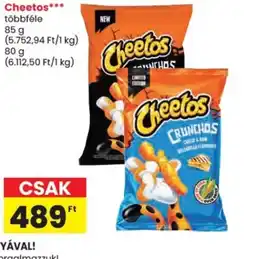 Spar CHEETOS chips ajánlat