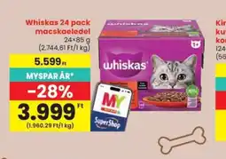 Spar Whiskas macskaeledel ajánlat