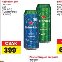 Spar Heineken sör ajánlat