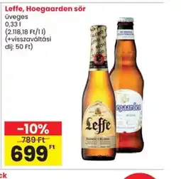 Spar Leffe, Hoegaarden sör ajánlat