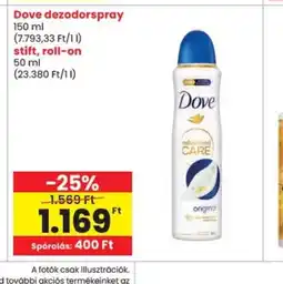 Spar Dove dezodorspray ajánlat