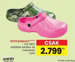 Spar Kerti papucs ajánlat
