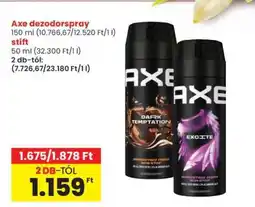 Interspar Axe dezodorspray ajánlat