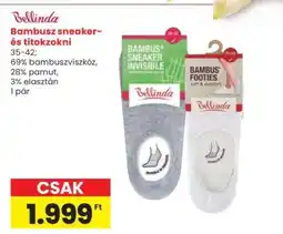 Interspar Bambusz sneaker- és titokzokni ajánlat
