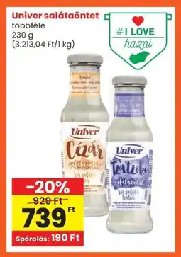 Interspar UNIVER SALÁTAÖNTET ajánlat