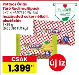 Interspar Pöttyös Óriás Túró Rudi Multipack ajánlat
