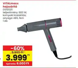 Interspar VITALmaxx hajszárító ajánlat
