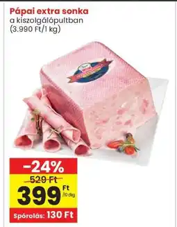 Interspar Pápai Extra Sonka ajánlat