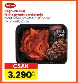 Interspar Regnum BBQ fokhagymás sertéstarja ajánlat