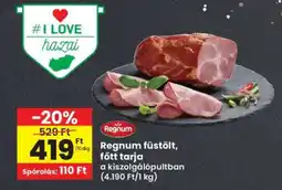 Interspar Regnum füstölt, főtt tarja ajánlat