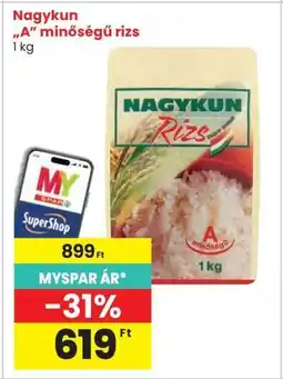 Interspar Nagykun „A” minőségű rizs ajánlat
