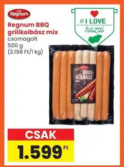 Interspar Regnum BBQ grillkolbász mix ajánlat