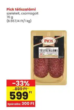 Interspar PICK Téliszalámi ajánlat