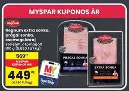 Interspar Regnum Extra sonka, prágai sonka, csemegekaraj ajánlat