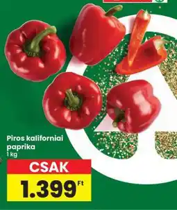 Interspar Piros Kaliforniai Paprika ajánlat