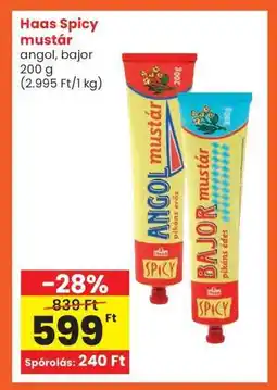 Interspar Haas Spicy mustár ajánlat
