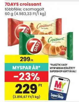 Spar 7days croissant ajánlat