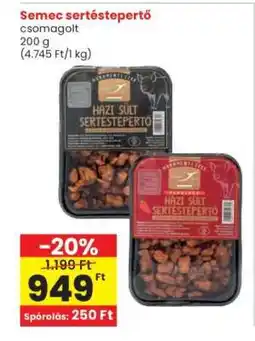 Interspar Semec sertéstepertő ajánlat