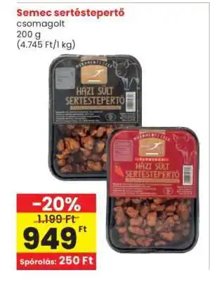 Interspar Semec sertéstepertő ajánlat