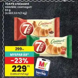 Interspar 7days croissant ajánlat
